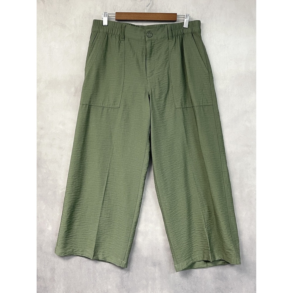 Standard Surplus Womens Wanderer Wide Leg Crop Pants Size L Minimal Coastal